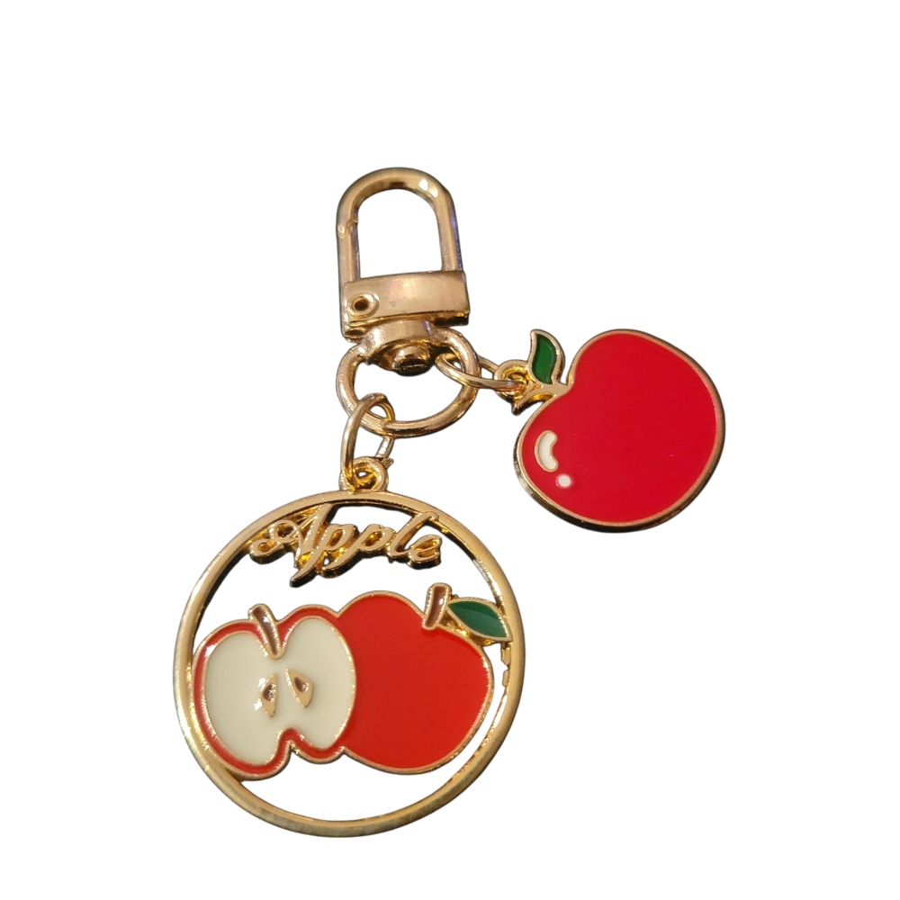 Apple Keychain/Bag Charm/Zip Pull - Picture 1 of 5